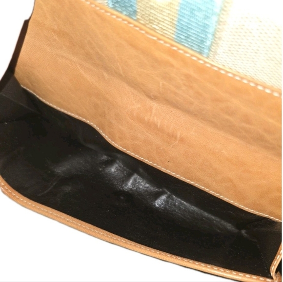 RARE Authentic Gucci Amalfi Beige and Brown Cloth Wallet with Silver Accent EUC - Picture 7 of 9